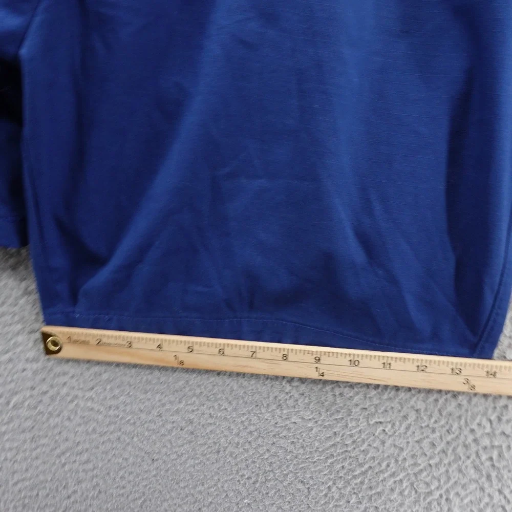 Levis‎ Mens Ripstop Belted Casual Shorts Size XXL Blue Mens Elastic Waist 8